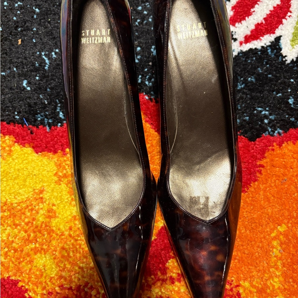 Stuart Weitzman Tortoiseshell Heels